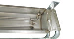 VASCA INOX FISSA DA 1mt CON TUBO RISCALDANTE